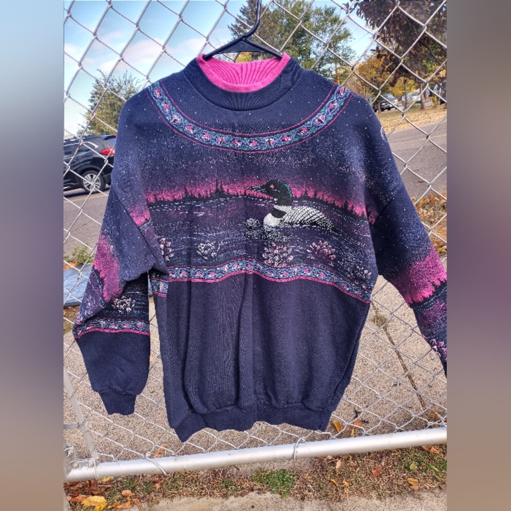 Vintage Loon Pullover Sweater